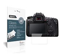 dipos 2x Protector de Pantalla 9H claro para Canon EOS 90D | Transparente, no se rompe ni astilla, no es cristal, antigolpes, antiarañazos, sin burbujas, apto para fundas, autoadhesivo