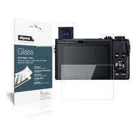 dipos 2x Protector de Pantalla 9H claro para Canon PowerShot G5X Mark II | Transparente, no se rompe ni astilla, no es cristal, antigolpes, antiarañazos, sin burbujas, apto para fundas, autoadhesivo