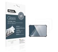 dipos 2x Protector de Pantalla 9H claro para Conker NS108 | Transparente, no se rompe ni astilla, no es cristal, antigolpes, antiarañazos, sin burbujas, apto para fundas, autoadhesivo