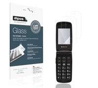 dipos 2x Protector de Pantalla 9H claro para Denver BAS-24800L
