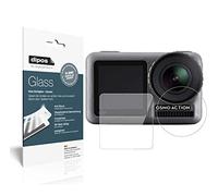 dipos I 2X Protector de Pantalla Compatible con dji Osmo Action Vidrio Flexible Cristal Proteccion 9H