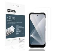 dipos 2x Protector de Pantalla 9H claro para Doogee S200E | Transparente, no se rompe ni astilla, no es cristal, antigolpes, antiarañazos, sin burbujas, apto para fundas, autoadhesivo