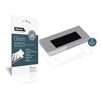 dipos I 2X Protector de Pantalla Compatible con Jura A5 Bandeja Compatible con Tazas Vidrio Flexible Cristal Proteccion 9H