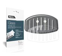 dipos 2x Protector de Pantalla 9H claro para Krups EA 8105 Tropfblech | Transparente, no se rompe ni astilla, no es cristal, antigolpes, antiarañazos, sin burbujas, apto para fundas, autoadhesivo