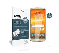 dipos 2x Protector de Pantalla 9H claro para Motorola Moto E5 Supra | Transparente, no se rompe ni astilla, no es cristal, antigolpes, antiarañazos, sin burbujas, apto para fundas, autoadhesivo