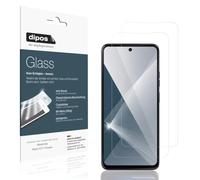 dipos 2x Protector de Pantalla 9H claro para Motorola Moto G77 Power | Transparente, no se rompe ni astilla, no es cristal, antigolpes, antiarañazos, sin burbujas, apto para fundas, autoadhesivo