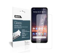 dipos 2x Protector de Pantalla 9H claro para Nokia 46056 | Transparente, no se rompe ni astilla, no es cristal, antigolpes, antiarañazos, sin burbujas, apto para fundas, autoadhesivo