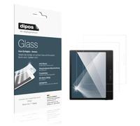 dipos 2x Protector de Pantalla 9H claro para Onyx Boox Go 7 Tappy | Transparente, no se rompe ni astilla, no es cristal, antigolpes, antiarañazos, sin burbujas, apto para fundas, autoadhesivo