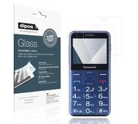 dipos 2x Protector de Pantalla 9H claro para Panasonic KX-TU155