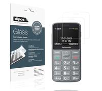 dipos 2x Protector de Pantalla 9H claro para Panasonic KX-TU160