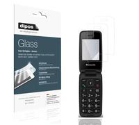 dipos 2x Protector de Pantalla 9H claro para Panasonic KX-TU410 | Transparente, no se rompe ni astilla, no es cristal, antigolpes, antiarañazos, sin burbujas, apto para fundas, autoadhesivo