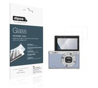 dipos 2x Protector de Pantalla 9H claro para Yashica Tank Compact | Transparente, no se rompe ni astilla, no es cristal, antigolpes, antiarañazos, sin burbujas, apto para fundas, autoadhesivo