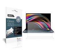 dipos 2x Protector de Pantalla 9H mate para Asus ZenBook Pro Duo | Antirreflejos, no se rompe ni astilla, no es cristal, antigolpes, antiarañazos, sin burbujas, autoadhesivo