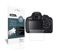 dipos I 2X Protector de Pantalla Mate Compatible con Canon EOS 1200D Vidrio Flexible Cristal Proteccion 9H