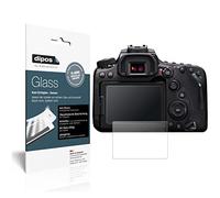 dipos 2x Protector de Pantalla 9H mate para Canon EOS 90D | Antirreflejos, no se rompe ni astilla, no es cristal, antigolpes, antiarañazos, sin burbujas, autoadhesivo