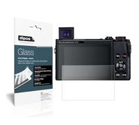 dipos 2x Protector de Pantalla 9H mate para Canon PowerShot G5X Mark II | Antirreflejos, no se rompe ni astilla, no es cristal, antigolpes, antiarañazos, sin burbujas, autoadhesivo
