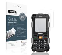 dipos 2x Protector de Pantalla 9H mate para Hammer Forge LTE