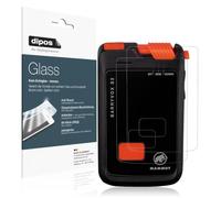 dipos 2x Protector de Pantalla 9H mate para Mammut Barryvox S2 | Antirreflejos, no se rompe ni astilla, no es cristal, antigolpes, antiarañazos, sin burbujas, autoadhesivo