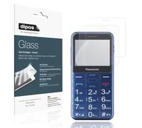 dipos 2x Protector de Pantalla 9H mate para Panasonic KX-TU155 | Antirreflejos, no se rompe ni astilla, no es cristal, antigolpes, antiarañazos, sin burbujas, autoadhesivo