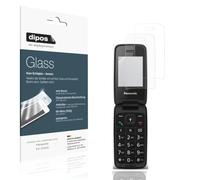 dipos 2x Protector de Pantalla 9H mate para Panasonic KX-TU410 | Antirreflejos, no se rompe ni astilla, no es cristal, antigolpes, antiarañazos, sin burbujas, autoadhesivo