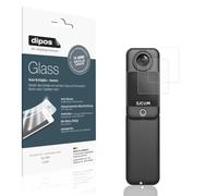 dipos 2x Protector de Pantalla 9H mate para SJCAM C300 | Antirreflejos, no se rompe ni astilla, no es cristal, antigolpes, antiarañazos, sin burbujas, autoadhesivo