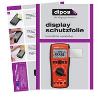 dipos 2x Protector de Pantalla claro para Benning MM 12 Messgerät | Transparente, ajuste perfecto, antiarañazos, sin burbujas, apto para fundas, compatible con huellas dactilares, autoadhesivo