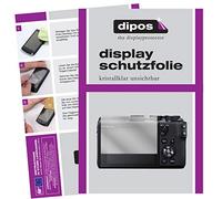dipos 2x Protector de Pantalla claro para Canon EOS M6 Mark II | Transparente, ajuste perfecto, antiarañazos, sin burbujas, apto para fundas, compatible con huellas dactilares, autoadhesivo