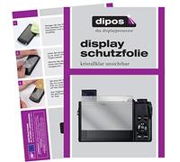 dipos 2x Protector de Pantalla claro para Canon PowerShot G5X Mark II | Transparente, ajuste perfecto, antiarañazos, sin burbujas, apto para fundas, compatible con huellas dactilares, autoadhesivo