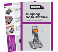 dipos I 2X Protector de Pantalla Compatible con Emporia D40 ABB pelicula Protectora Claro
