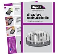 dipos 2x Protector de Pantalla claro para Krups EA 8150 Tropfblech | Transparente, ajuste perfecto, antiarañazos, sin burbujas, apto para fundas, compatible con huellas dactilares, autoadhesivo