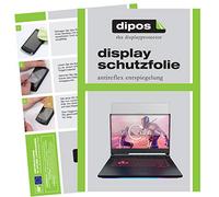 dipos I 2X Protector de Pantalla Mate Compatible con ASUS ROG Strix Scar III G531GU pelicula Protectora