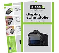 dipos 2x Protector de Pantalla mate para Canon EOS 5DS R | Antirreflejos, anti-reflectante, ajuste perfecto, antiarañazos, sin burbujas, compatible con huellas dactilares, autoadhesivo