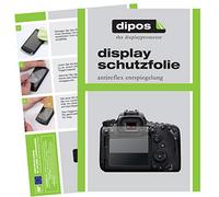 dipos 2x Protector de Pantalla mate para Canon EOS 90D | Antirreflejos, anti-reflectante, ajuste perfecto, antiarañazos, sin burbujas, compatible con huellas dactilares, autoadhesivo