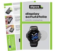 dipos 2x Protector de Pantalla mate para Casio Pro Trek smart WSD-F30 | Antirreflejos, anti-reflectante, ajuste perfecto, antiarañazos, sin burbujas, compatible con huellas dactilares, autoadhesivo