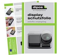 dipos 2x Protector de Pantalla mate para DJI Osmo Action | Antirreflejos, anti-reflectante, ajuste perfecto, antiarañazos, sin burbujas, compatible con huellas dactilares, autoadhesivo