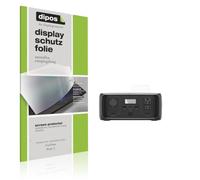 dipos 2x Protector de Pantalla mate para EcoFlow River 3 | Antirreflejos, anti-reflectante, ajuste perfecto, antiarañazos, sin burbujas, compatible con huellas dactilares, autoadhesivo