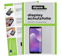 dipos 2x Protector de Pantalla mate para Huawei Y7 Prime (2018) | Antirreflejos, anti-reflectante, ajuste perfecto, antiarañazos, sin burbujas, compatible con huellas dactilares, autoadhesivo
