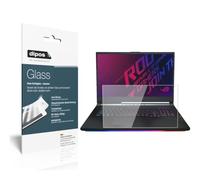 dipos 2x Protectores 9H claro para Asus ROG Strix Scar III G731GW-EV104T | Transparente, no se rompe ni astilla, no es cristal, antigolpes, antiarañazos, sin burbujas, apto para fundas, autoadhesivo