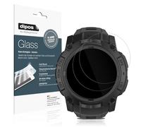 dipos 2x Protectores 9H claro para Garmin Instinct 3 Solar Tact. Edit. 50mm