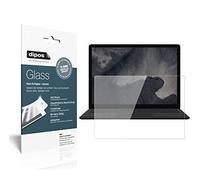 dipos 2x Protectores 9H claro para Microsoft Surface Laptop 2 13.5 | Transparente, no se rompe ni astilla, no es cristal, antigolpes, antiarañazos, sin burbujas, apto para fundas, autoadhesivo