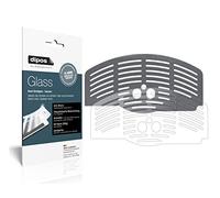 dipos I 2X Protector de Pantalla Mate Compatible con DeLonghi Magnifica Digital EAM 3400.S Bandeja Compatible con Tazas Vidrio Flexible Cristal Proteccion 9H