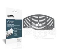 dipos I 2X Protector de Pantalla Compatible con DeLonghi Magnifica Esam 3200.V EX1 Rejilla de desagüe Vidrio Flexible Cristal Proteccion 9H
