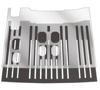 dipos 2X Protectores Claro para DeLonghi Dinamica ECAM 350.50/350.55/350.75 | Transparente, ajuste perfecto, antiarañazos, sin burbujas, apto para fundas, compatible con huellas dactilares, autoadhesivo