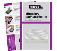 dipos 2x Protectores claro para Melitta Caffeo Solo E950 Tropfblech | Transparente, ajuste perfecto, antiarañazos, sin burbujas, apto para fundas, compatible con huellas dactilares, autoadhesivo
