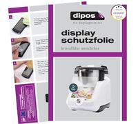 dipos I 2X Protector de Pantalla Compatible con Monsieur Cuisine Smart SKMS 1200 A1 pelicula Protectora Claro