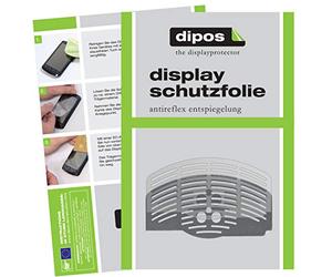 dipos 2x Protectores mate para DeLonghi Magnifica ESAM 3200.S EX1 | Antirreflejos, anti-reflectante, ajuste perfecto, antiarañazos, sin burbujas, compatible con huellas dactilares, autoadhesivo