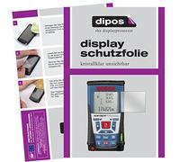 dipos 3x Protector de Pantalla claro para Bosch Professional GLM 250 VF | Transparente, ajuste perfecto, antiarañazos, sin burbujas, apto para fundas, compatible con huellas dactilares, autoadhesivo
