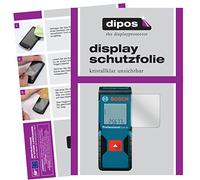 dipos 3x Protector de Pantalla claro para Bosch Professional GLM 30 | Transparente, ajuste perfecto, antiarañazos, sin burbujas, apto para fundas, compatible con huellas dactilares, autoadhesivo