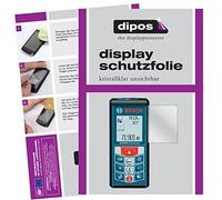 dipos 3x Protector de Pantalla claro para Bosch Professional GLM 80 | Transparente, ajuste perfecto, antiarañazos, sin burbujas, apto para fundas, compatible con huellas dactilares, autoadhesivo