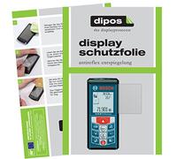 dipos 3x Protector de Pantalla mate para Bosch Professional GLM 80 | Antirreflejos, anti-reflectante, ajuste perfecto, antiarañazos, sin burbujas, compatible con huellas dactilares, autoadhesivo